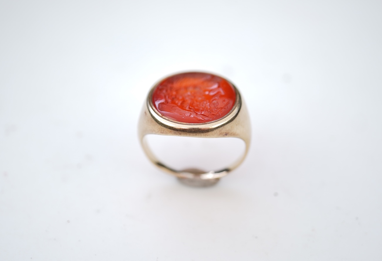 A fine carnelian intaglio, late 18th/early 19th century